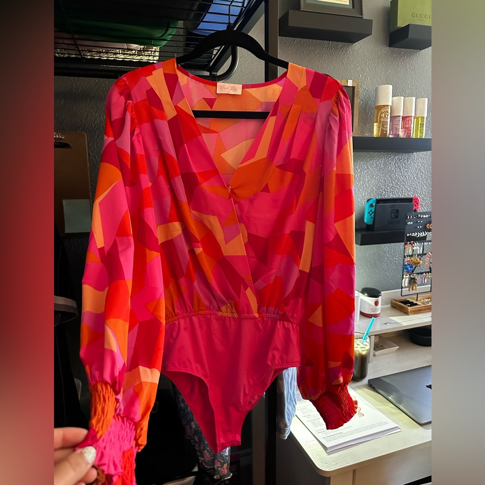 colorful body suit